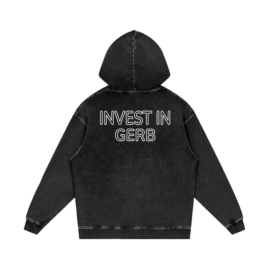Centered INVG, Acid Wash Oversized